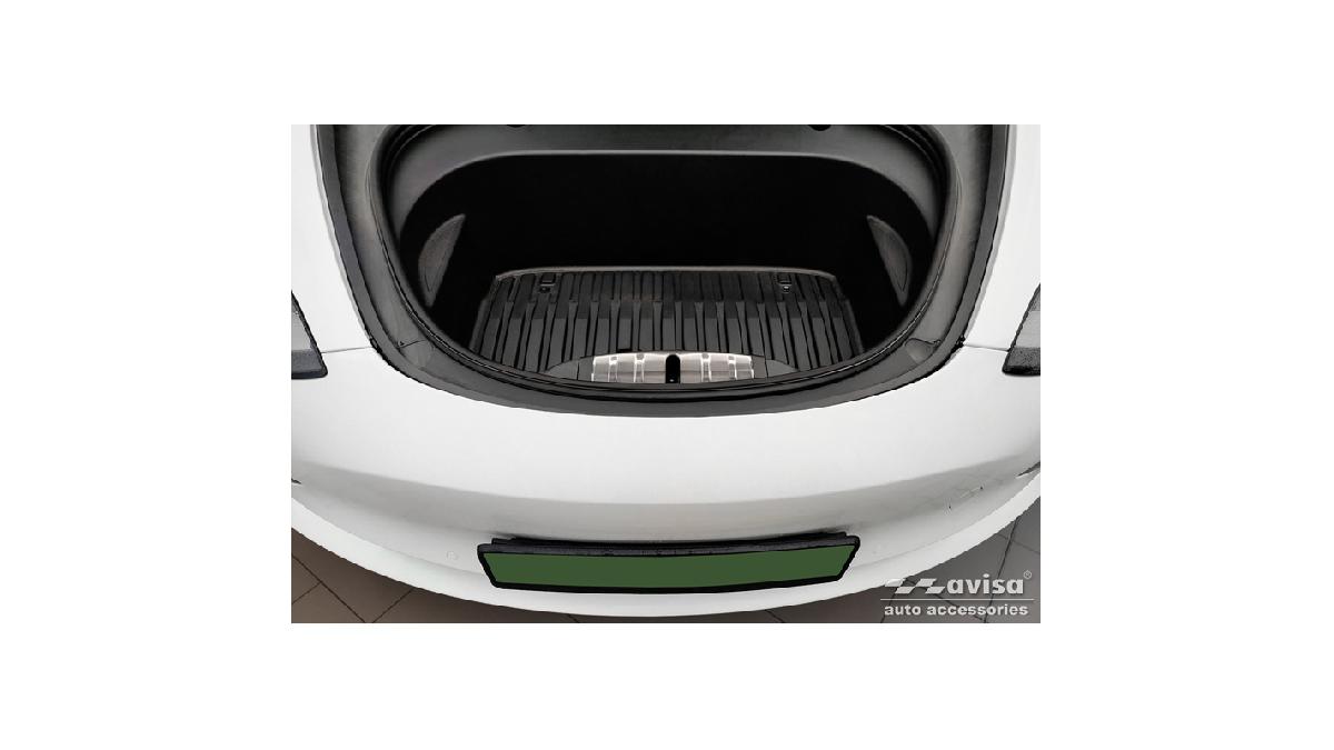 Plaques+de+protection+avant+du+coffre+en+acier+sur+mesure+pour+Tesla+Model+3+2019-2023+-+Argent